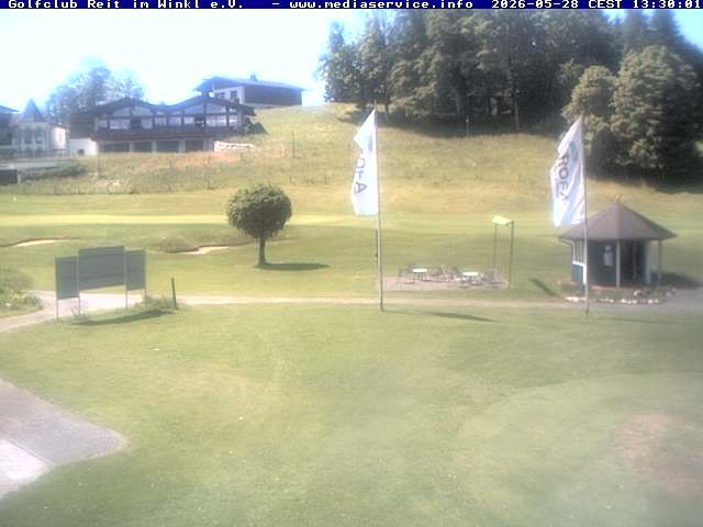 Archiv Foto Webcam Reit im Winkl: Golfplatz