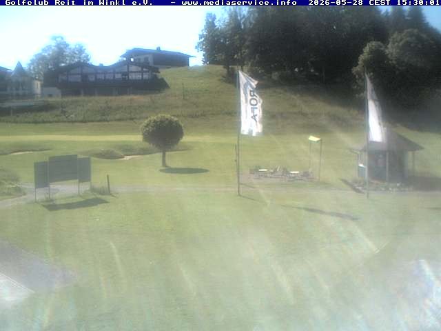 Archiv Foto Webcam Reit im Winkl: Golfplatz