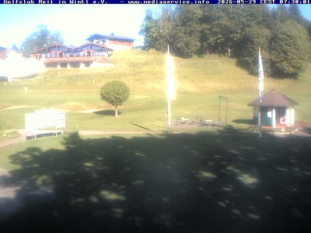 Archiv Foto Webcam Reit im Winkl: Golfplatz