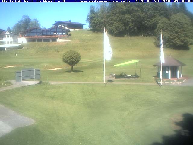 Archiv Foto Webcam Reit im Winkl: Golfplatz