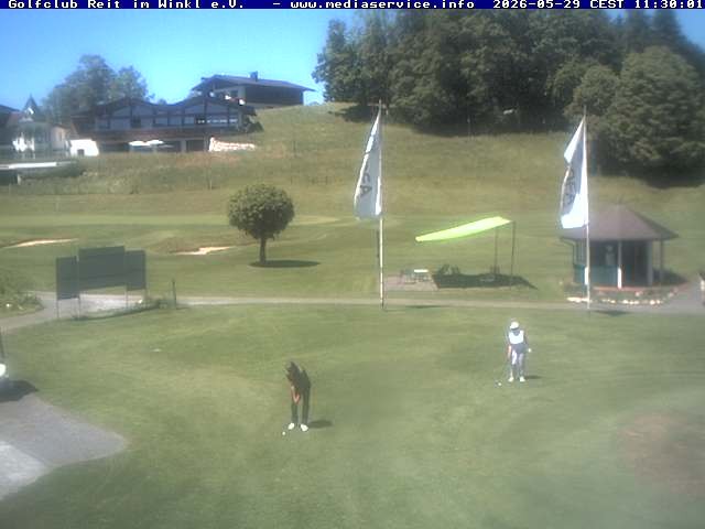 Archiv Foto Webcam Reit im Winkl: Golfplatz