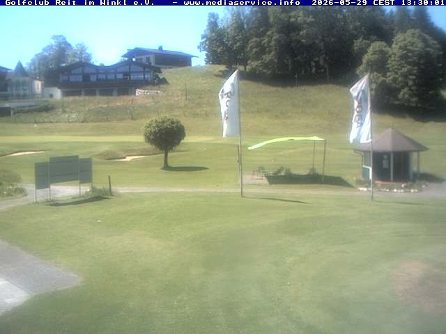 Archiv Foto Webcam Reit im Winkl: Golfplatz