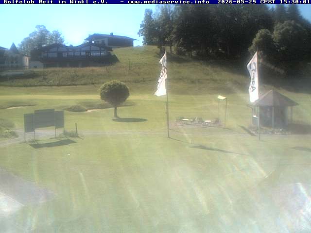 Archiv Foto Webcam Reit im Winkl: Golfplatz