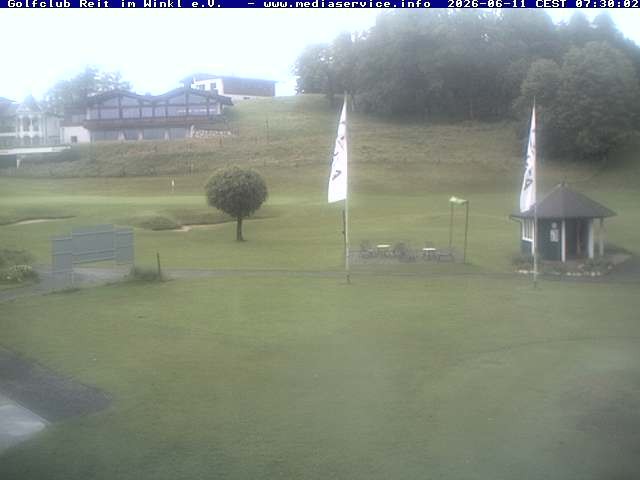 Archiv Foto Webcam Reit im Winkl: Golfplatz