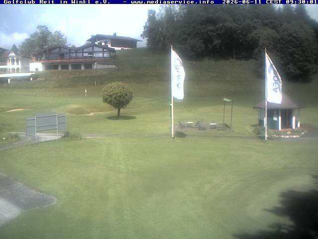 Archiv Foto Webcam Reit im Winkl: Golfplatz