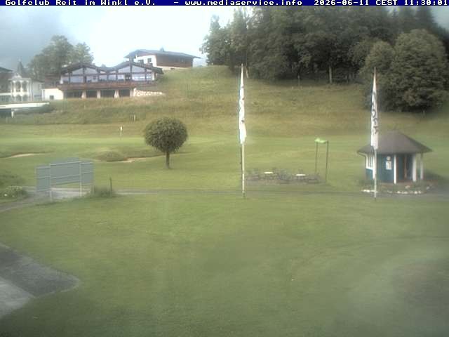 Archiv Foto Webcam Reit im Winkl: Golfplatz