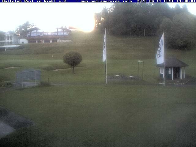 Archiv Foto Webcam Reit im Winkl: Golfplatz