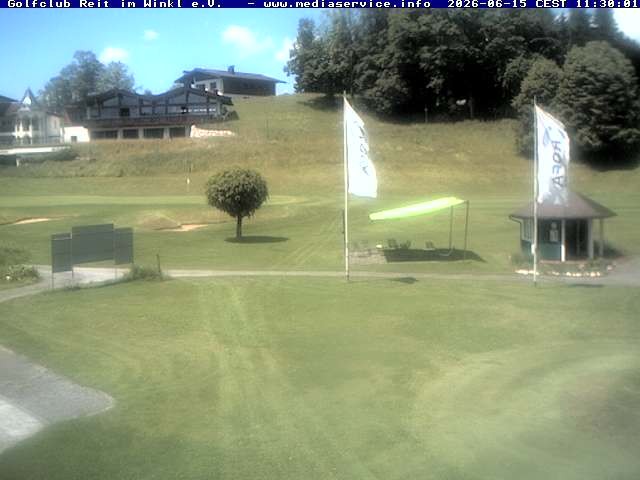 Archiv Foto Webcam Reit im Winkl: Golfplatz