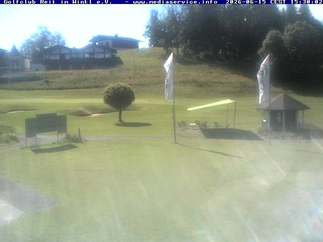 Archiv Foto Webcam Reit im Winkl: Golfplatz