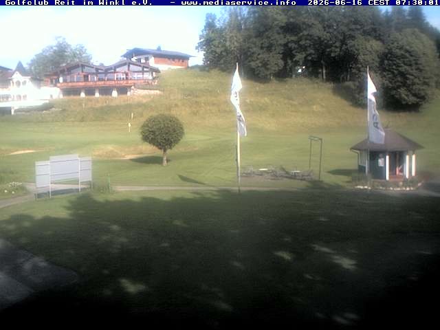 Archiv Foto Webcam Reit im Winkl: Golfplatz