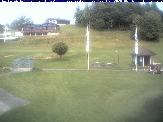 Archiv Foto Webcam Reit im Winkl: Golfplatz