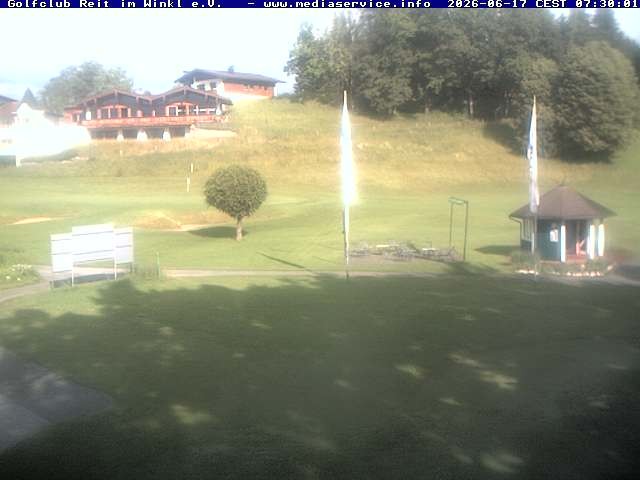 Archiv Foto Webcam Reit im Winkl: Golfplatz