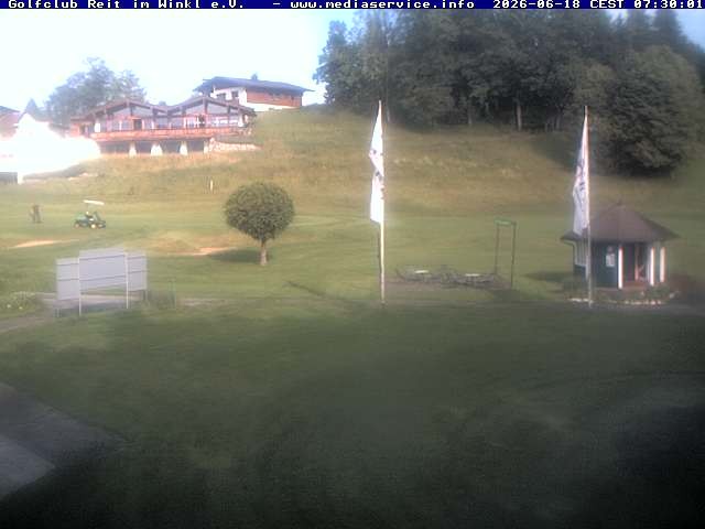 Archiv Foto Webcam Reit im Winkl: Golfplatz