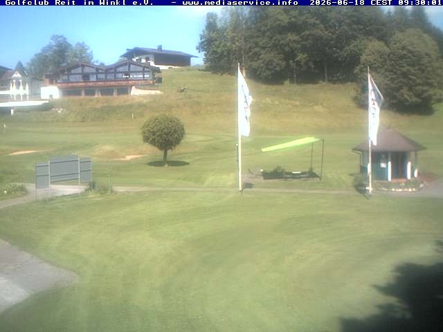Archiv Foto Webcam Reit im Winkl: Golfplatz