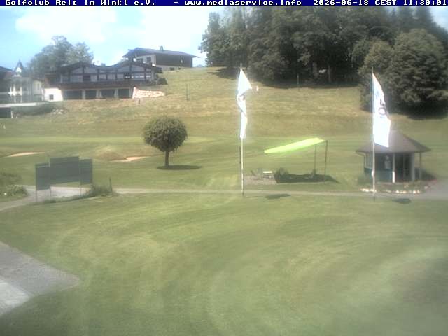Archiv Foto Webcam Reit im Winkl: Golfplatz