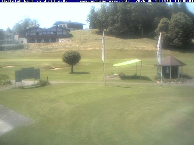 Archiv Foto Webcam Reit im Winkl: Golfplatz