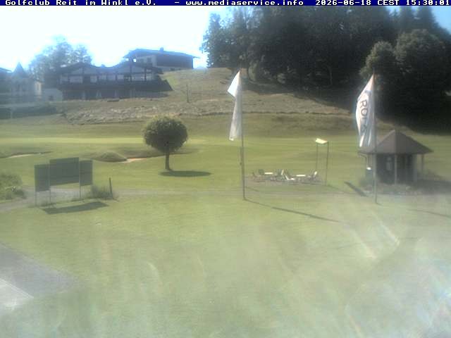 Archiv Foto Webcam Reit im Winkl: Golfplatz