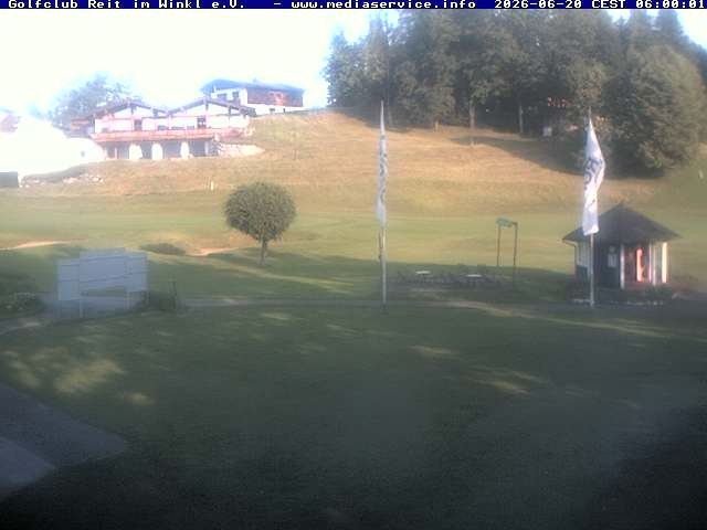 Archiv Foto Webcam Reit im Winkl: Golfplatz