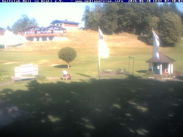 Archiv Foto Webcam Reit im Winkl: Golfplatz