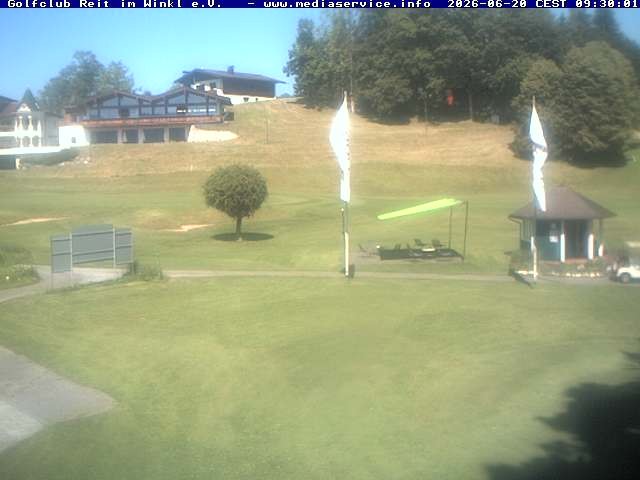 Archiv Foto Webcam Reit im Winkl: Golfplatz