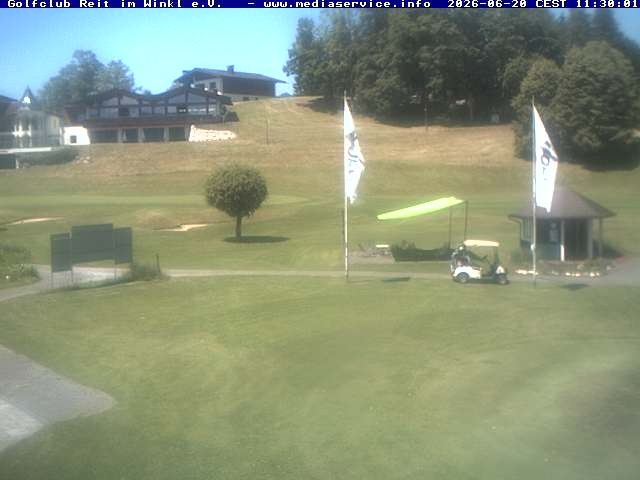 Archiv Foto Webcam Reit im Winkl: Golfplatz