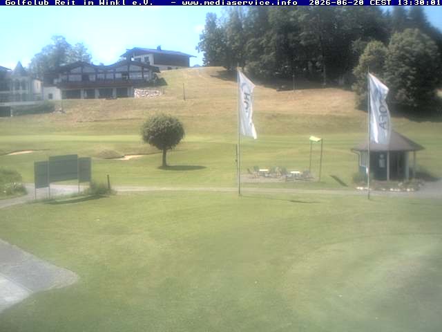 Archiv Foto Webcam Reit im Winkl: Golfplatz