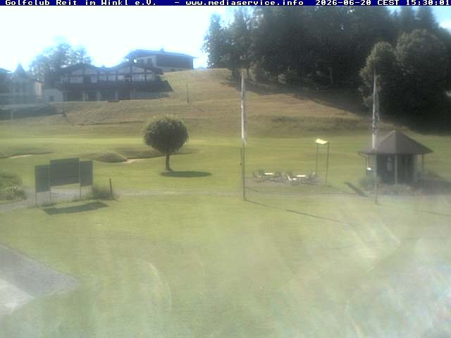 Archiv Foto Webcam Reit im Winkl: Golfplatz