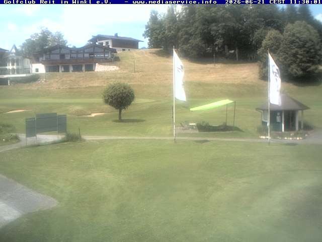 Archiv Foto Webcam Reit im Winkl: Golfplatz