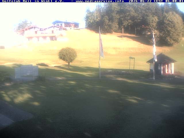 Archiv Foto Webcam Reit im Winkl: Golfplatz