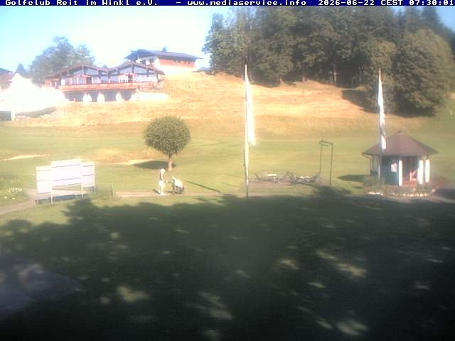 Archiv Foto Webcam Reit im Winkl: Golfplatz