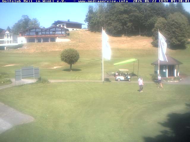 Archiv Foto Webcam Reit im Winkl: Golfplatz