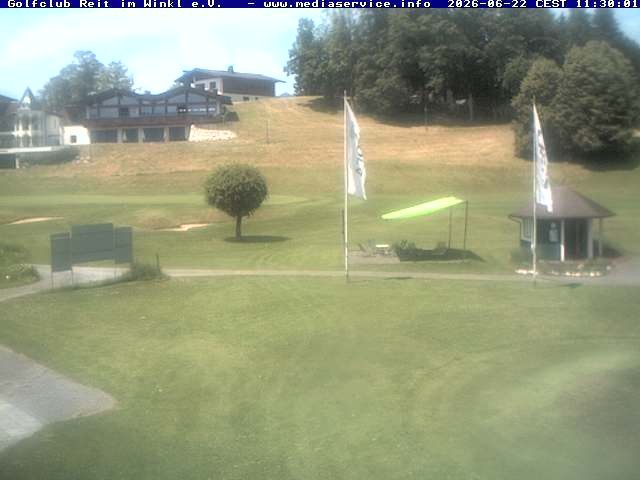 Archiv Foto Webcam Reit im Winkl: Golfplatz