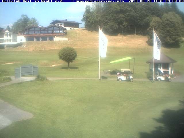 Archiv Foto Webcam Reit im Winkl: Golfplatz