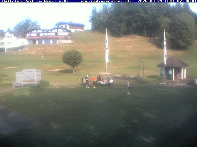 Archiv Foto Webcam Reit im Winkl: Golfplatz