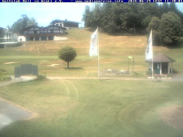 Archiv Foto Webcam Reit im Winkl: Golfplatz