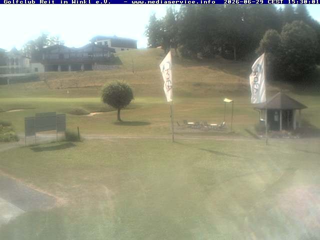 Archiv Foto Webcam Reit im Winkl: Golfplatz
