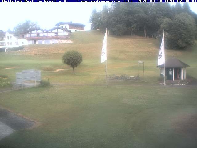 Archiv Foto Webcam Reit im Winkl: Golfplatz