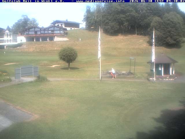 Archiv Foto Webcam Reit im Winkl: Golfplatz