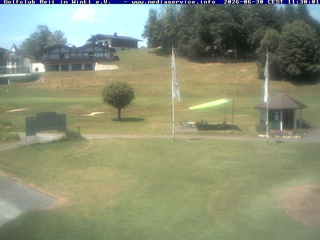Archiv Foto Webcam Reit im Winkl: Golfplatz