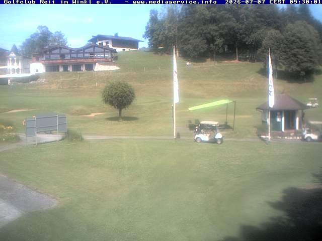 Archiv Foto Webcam Reit im Winkl: Golfplatz