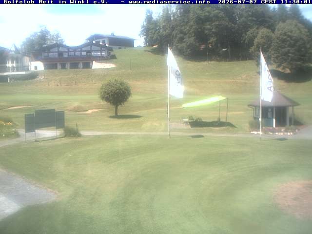 Archiv Foto Webcam Reit im Winkl: Golfplatz
