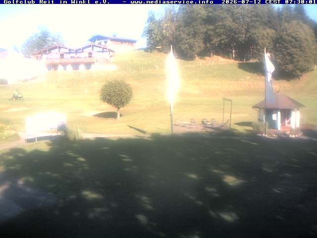 Archiv Foto Webcam Reit im Winkl: Golfplatz