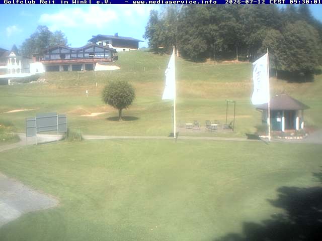 Archiv Foto Webcam Reit im Winkl: Golfplatz