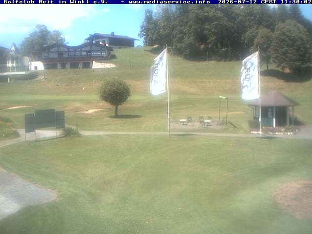 Archiv Foto Webcam Reit im Winkl: Golfplatz