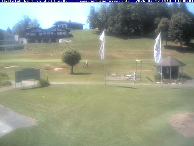Archiv Foto Webcam Reit im Winkl: Golfplatz