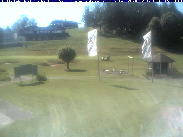 Archiv Foto Webcam Reit im Winkl: Golfplatz