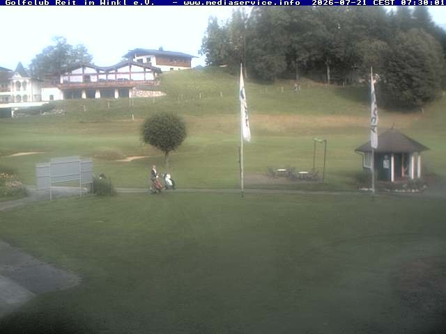 Archiv Foto Webcam Reit im Winkl: Golfplatz