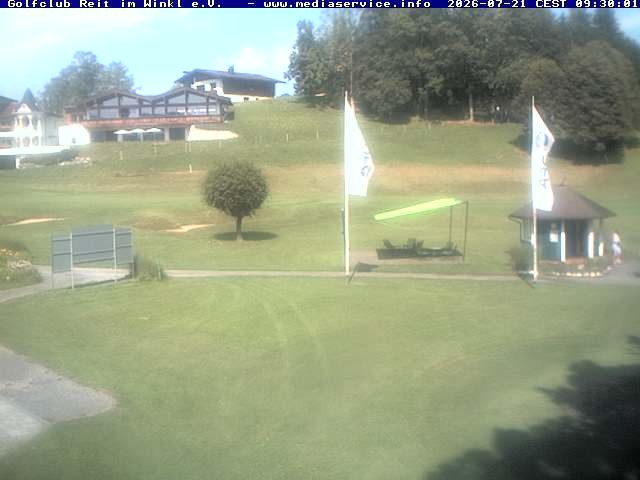 Archiv Foto Webcam Reit im Winkl: Golfplatz