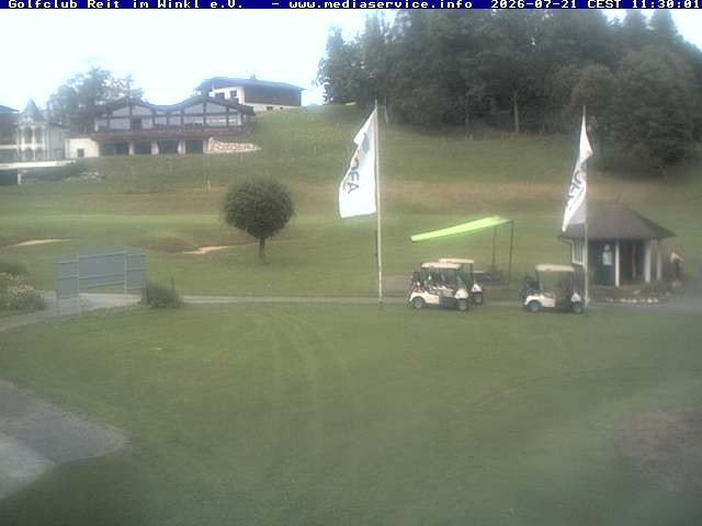 Archiv Foto Webcam Reit im Winkl: Golfplatz