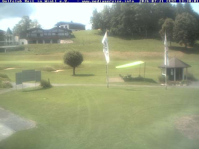 Archiv Foto Webcam Reit im Winkl: Golfplatz